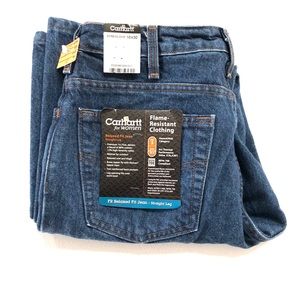 NWT Carhartt For Women FR Relaxed Fit Straight Leg